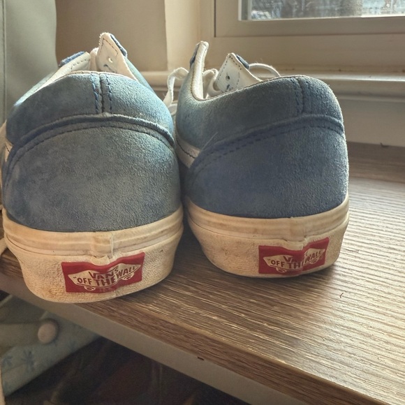 Vans Blue and White Sneakers Classic Skate Style - Picture 6 of 8